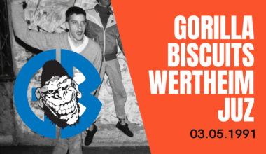 Video: Gorilla Biscuits - Wertheim "JUZ" 03.05.1991 (full show) 2