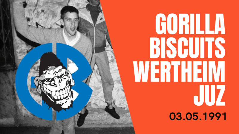 Video: Gorilla Biscuits - Wertheim "JUZ" 03.05.1991 (full show) 1