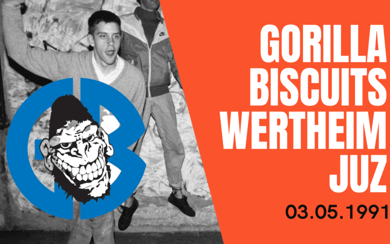Video: Gorilla Biscuits - Wertheim "JUZ" 03.05.1991 (full show) 1